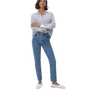 Everlane‎ Jeans Women's Size 27 Medium Blue Wash The 90's Cheeky Jean Cotton